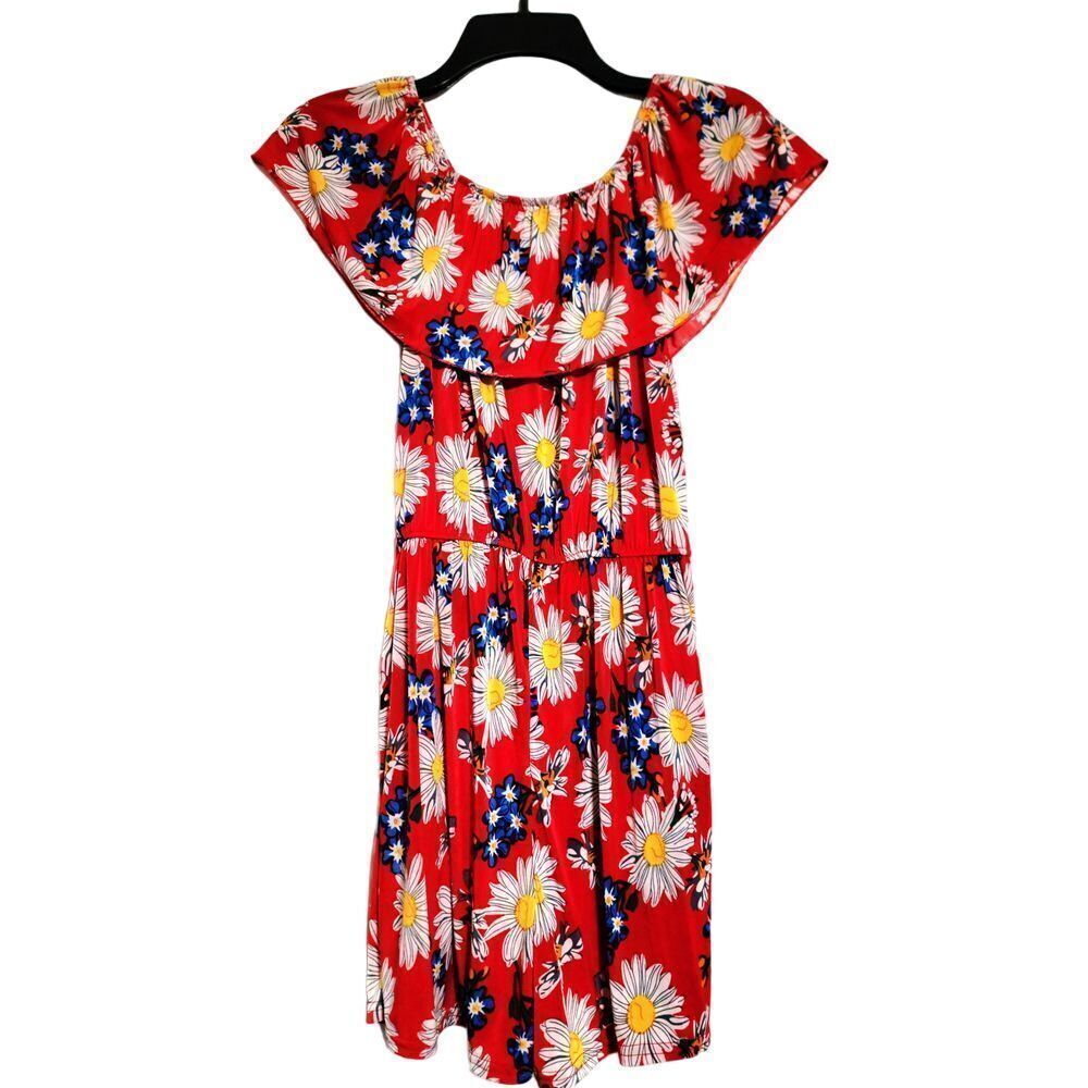 Vibrant Daisy Floral Romper